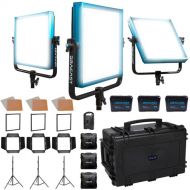 Dracast Newsroom Plus 3-Light Kit (Daylight)