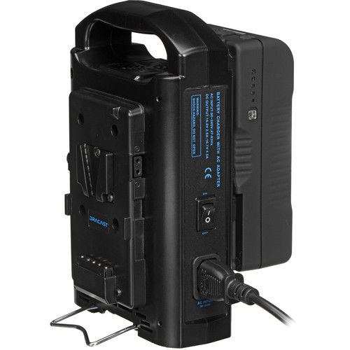  Dracast 90Wh 14.8V Lithium-Ion V-Mount Battery & Dual Battery Charger Bundle