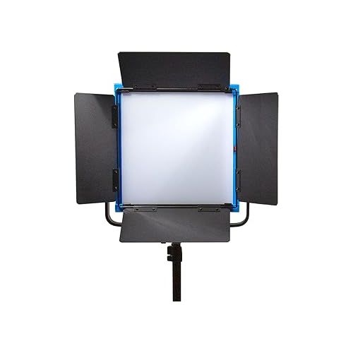  Dracast Kala Plus Series 1000 - Bi-Color 2800K - 6500K LED Video Light | App Control | Dimmable 0-100% | CRI & TLCI 96+ | V-Mount Battery Plate | Barn Doors and Diffusion Panel Included
