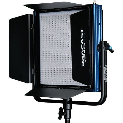  Dracast DRP-LK-2x1000-DG 2 X LED1000 Kit, Daylight with Gold Mount Battery Plates (Blue)