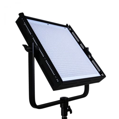  Dracast DR-LK-1x500-1x1000-TSV Pro 1 x LED500 and 1 LED1000 Kit, Tungsten Spot with V-Mount Battery Plates (Black)