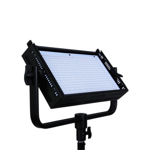  Dracast DR-LK-1x500-1x1000-TSG Pro 1 x LED500 and 1 LED1000 Kit, Tungsten Spot with Gold Mount Battery Plates (Black)