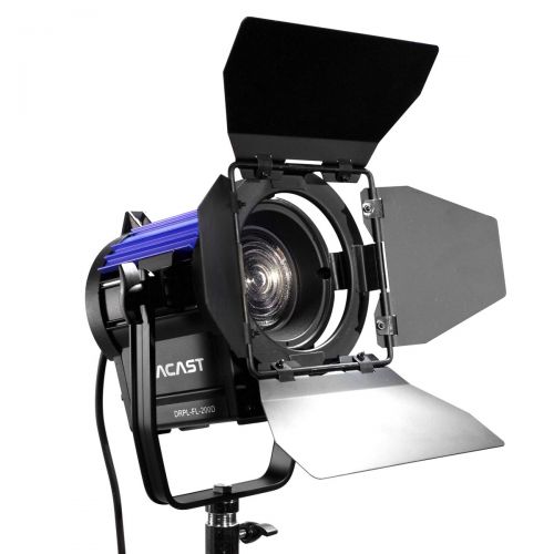  Dracast DRPL-FL-200D Studio Daylight LED200 Fresnel, Blue