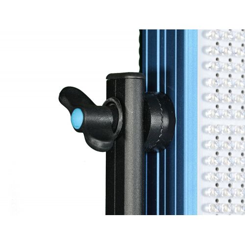  Dracast DRP-LK-2x1000-DV 2 X LED1000 Kit, Daylight with V-Mount Battery Plates (Blue)