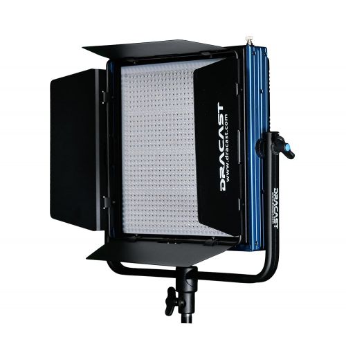 Dracast DRP-LK-2x1000-DV 2 X LED1000 Kit, Daylight with V-Mount Battery Plates (Blue)