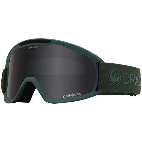  Dragon DR DX2 Bonus Snow Goggles (Foliage/LLDKSMK+LLAMBER), one Size