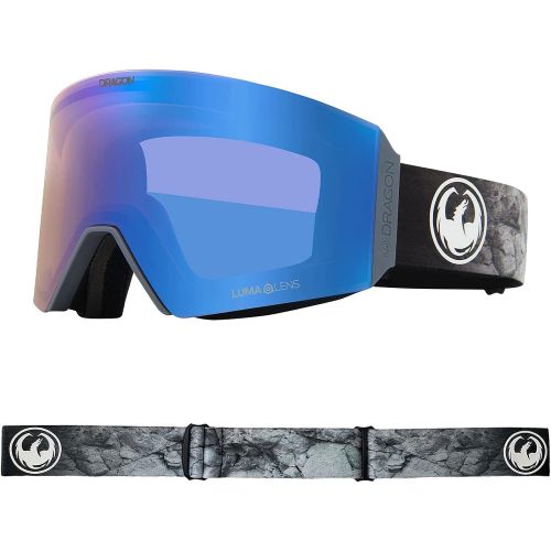  Dragon Alliance Dragon Unisex RVX OTG with Bonus Lens Snow Goggles, BOULDER/LLFLASHBLUE+LLMIDNIGHT, OFA