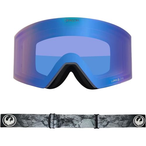  Dragon Alliance Dragon Unisex RVX OTG with Bonus Lens Snow Goggles, BOULDER/LLFLASHBLUE+LLMIDNIGHT, OFA