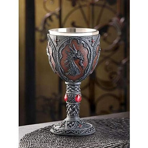  [아마존베스트]Dragon Crest Royal Dragon Goblet, Multicolor