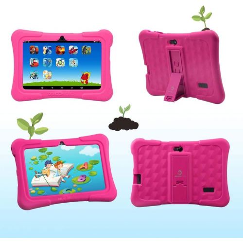  [아마존 핫딜]  [아마존핫딜]Dragon Touch Y88X Plus Tablet for Kids 16 GB 2019 Edition, 7 inch HD IPS Display WiFi Android Tablet, Kidoz Pre-Installed with All-New Disney Content - Pink