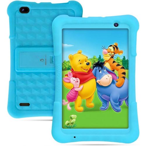  [아마존핫딜][아마존 핫딜] Dragon Touch Y80 Kids Tablet, 8 inch Android Tablets, 2GB RAM 16GB, Android 8.1 Oreo, Kidoz Pre-Installed with All-New Disney Contents WiFi Only 2019 - Blue