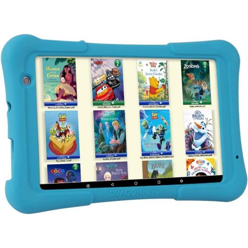  [아마존핫딜][아마존 핫딜] Dragon Touch Y80 Kids Tablet, 8 inch Android Tablets, 2GB RAM 16GB, Android 8.1 Oreo, Kidoz Pre-Installed with All-New Disney Contents WiFi Only 2019 - Blue