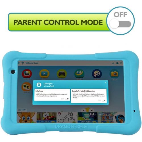  [아마존핫딜][아마존 핫딜] Dragon Touch Y80 Kids Tablet, 8 inch Android Tablets, 2GB RAM 16GB, Android 8.1 Oreo, Kidoz Pre-Installed with All-New Disney Contents WiFi Only 2019 - Blue