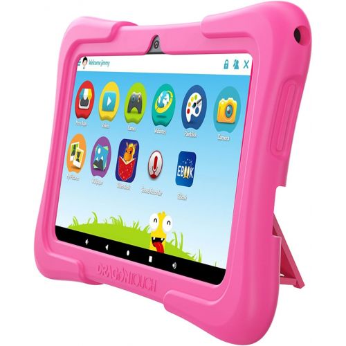  [아마존베스트]Dragon Touch Y88X Pro 7 inch Kids Tablets, 2GB RAM 16GB ROM, Android 9.0 Tablet, Kidoz Pre Installed with Disney Contents (More Than $80 Value), Pink