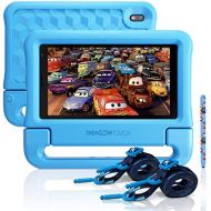 [아마존베스트]Dragon Touch KidzPad Y88X 7 Kids Tablet with WiFi, Android 10, 7” IPS HD Display, 32GB ROM, KIDOZ Pre-Installed, with Disney Authorized Contents, Kid-Proof Case, Shoulder Strap and