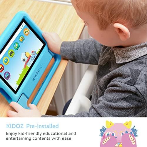  [아마존베스트]Dragon Touch KidzPad Y88X 7 Kids Tablet with WiFi, Android 10, 7” IPS HD Display, 32GB ROM, KIDOZ Pre-Installed, with Disney Authorized Contents, Kid-Proof Case, Shoulder Strap and
