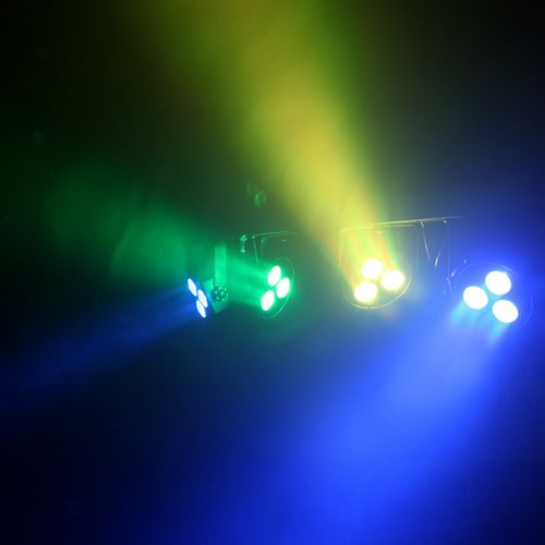  DragonX RGB LED Light Bar  Par Can Wash Light Led DJ Lights Package  Set to Sound: Stage Lighting Kit Party Lights for DJ Lighting, Uplighting, Wedding Lights, Event Lights, Stag