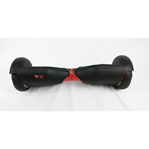  Dragon-five Schwarz/Weiss Silikon Schutzhuelle Deckung fuer 6,5 Zoll Smart Self Balancing Elektro Scooter Hoverboard