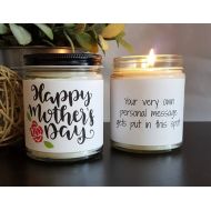 DragonflyFarmsCo Happy Mothers Day Soy Candle, Scented Soy Candle Gift, New Mom Gift, Candle Gift, Personalized Candle, Gifts for Mom, Mothers Day Candle