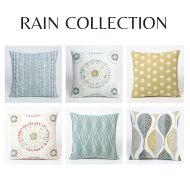 DrapeOrama Rain Collection  Decorative 20x20 Pillow Cover+ 10 Other Sizes  Designer Pillows  Accent Pillows