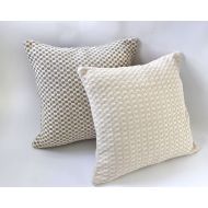 DrapeOrama Bobble Collection  24x24 Pillow Cover + 10 More Sizes  24 x 24 Pillows  Throw Pillow Covers 24x24