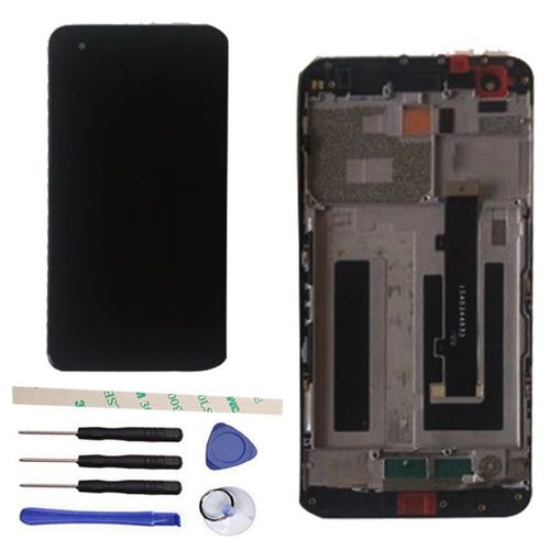  Draxlgon LCD Display Touch Screen Digitizer Assembly Replacemnt with Frame for Vodafone Smart V8 VF710 VFD710