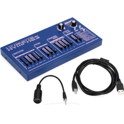  Dreadbox Nymphes 6-voice Desktop Analog Synthesizer with Decksaver Cover