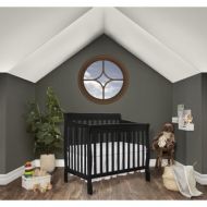 Dream On Me Aden Convertible 4-in-1 Mini Crib - Black by Dream on Me