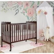 Dream on Me Espresso Wood 2-in-1 Convertible Crib - Brown by Dream on Me