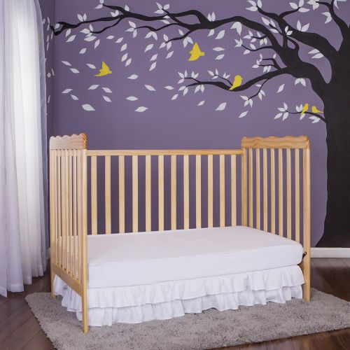  Dream On Me Natural Wood 2-in-1 Classic Convertible Crib by Dream on Me