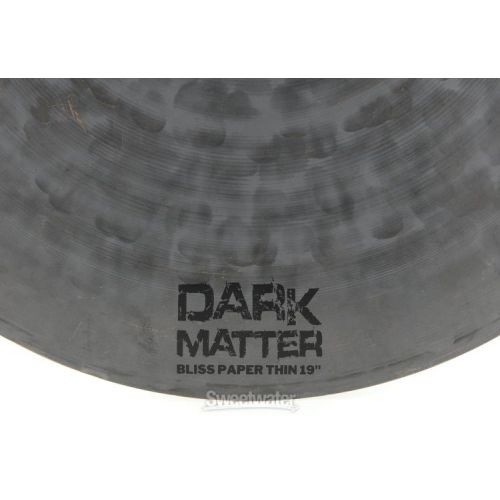  Dream Dark Matter Bliss Paper Thin Crash Cymbal - 19-inch