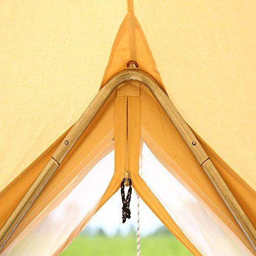  Dream UNISTRENGH 4 Seasons Large Luxury Bell Tents Glamping Waterproof Cotton Canvas Yurt Family Tents for Outdoor Camping Hiking Birthday Party