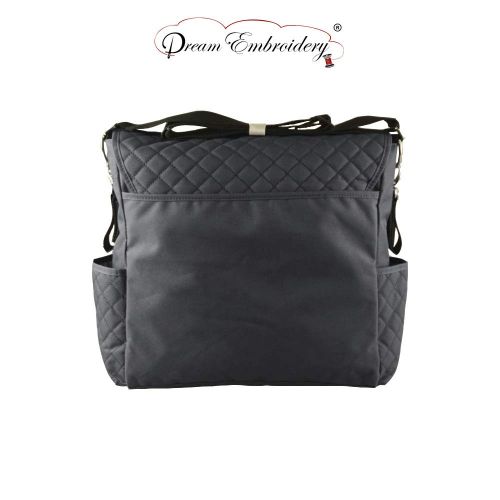  Dream Embroidery Premium Large Maternity Diaper Bag | Durable Stylish 3 Pcs Quilted Diaper Bag for Mom | Baby Tote...