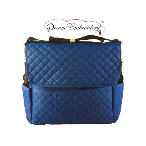  Dream Embroidery Premium Large Maternity Diaper Bag | Durable Stylish 3 Pcs Quilted Diaper Bag for Mom | Baby Tote...