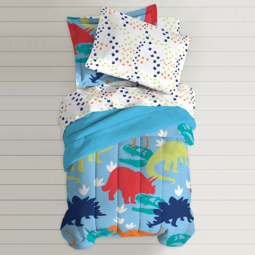  Dream Factory Dinosaur Bed in a Bag Bedding Set