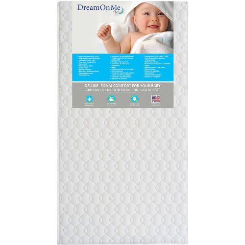  Dream On Me Carousel 6 Full Size Firm Foam Crib and Toddler Bed Mattress