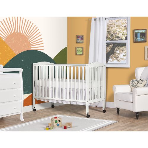  Dream On Me 2-in-1 Folding Full-Size Crib Cherry