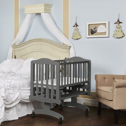  Dream On Me Lullaby Cradle Glider - Steel Grey