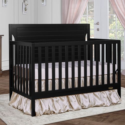  Dream On Me Cape Cod 5 in 1 Convertible Crib, Cherry