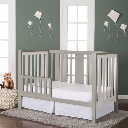 Dream On Me Havana 5-in-1 Convertible Crib Gray and White