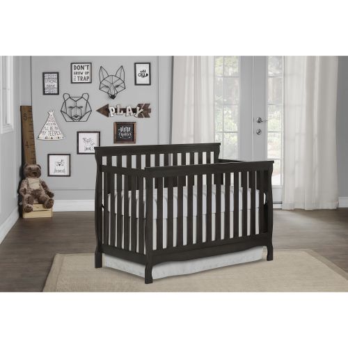  Dream On Me Keyport 5 in 1 Convertible Crib Dark Brown