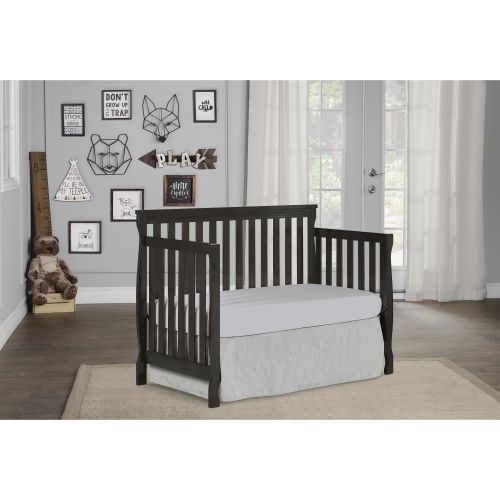  Dream On Me Keyport 5 in 1 Convertible Crib Dark Brown