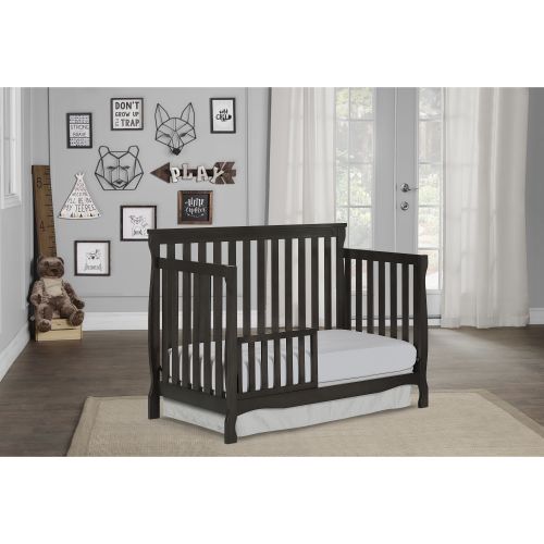  Dream On Me Keyport 5 in 1 Convertible Crib Dark Brown