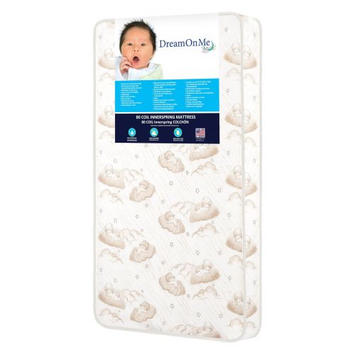  Dream On Me Twilight 5 80 Coil Spring Crib and Toddler Bed Mattress