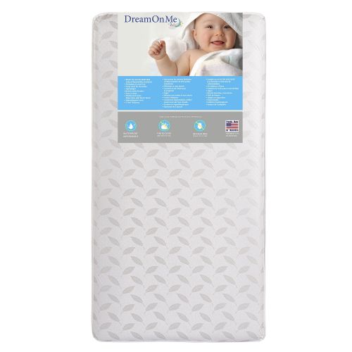  Dream On Me 2-In-1 Breathable 132 Premium Coil Inner Spring Standard Crib And Toddler Mattress