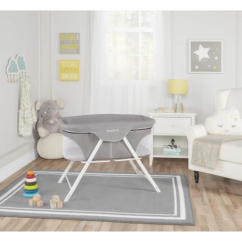  Dream On Me Traveler Portable Bassinet, Cloud Grey