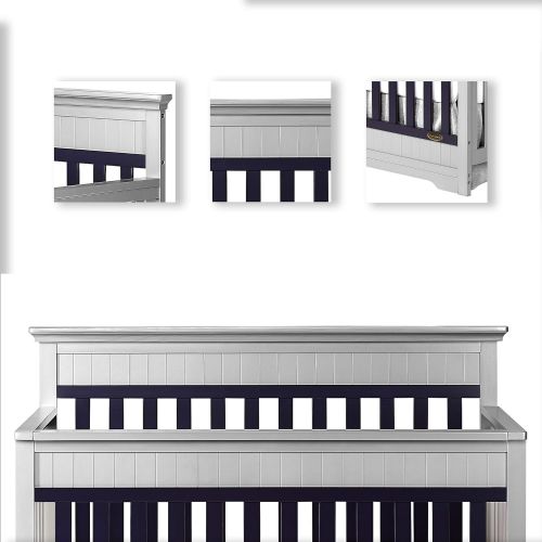  Dream On Me Chesapeake 5-in-1 Convertible Crib, Storm Grey