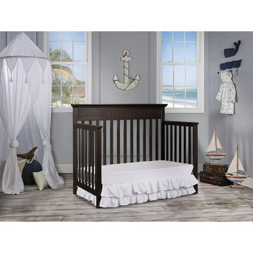  Dream On Me Chesapeake 5-in-1 Convertible Crib, Storm Grey