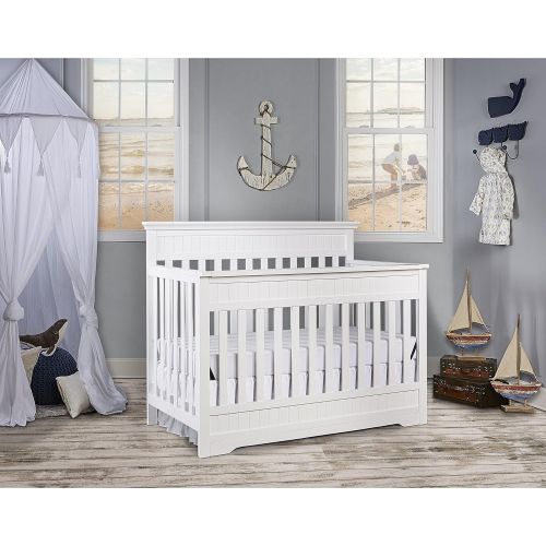  Dream On Me Chesapeake 5-in-1 Convertible Crib, Storm Grey