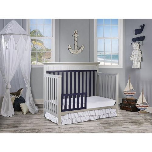  Dream On Me Chesapeake 5-in-1 Convertible Crib, Storm Grey